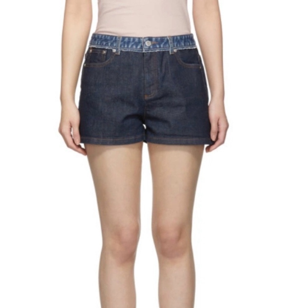 A.P.C. High Standard Indigo Shorts NWT Size 38
